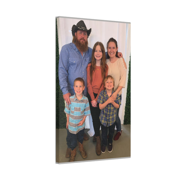 Custom Family Canvas Print, Wall Art, Home Decor, Family Portrait, Gift Idea for Holidays, Personalized Art for Family
