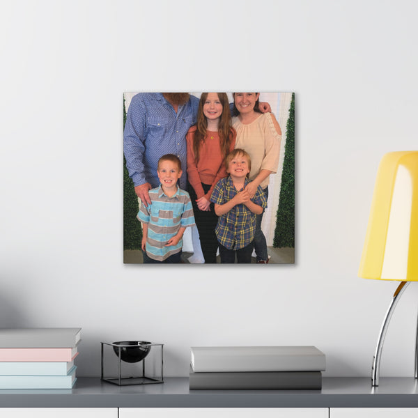 Custom Family Canvas Print, Wall Art, Home Decor, Family Portrait, Gift Idea for Holidays, Personalized Art for Family