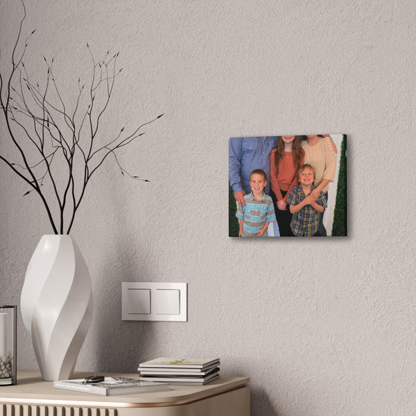 Custom Family Canvas Print, Wall Art, Home Decor, Family Portrait, Gift Idea for Holidays, Personalized Art for Family