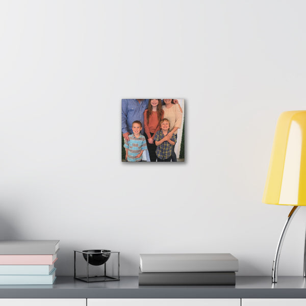 Custom Family Canvas Print, Wall Art, Home Decor, Family Portrait, Gift Idea for Holidays, Personalized Art for Family