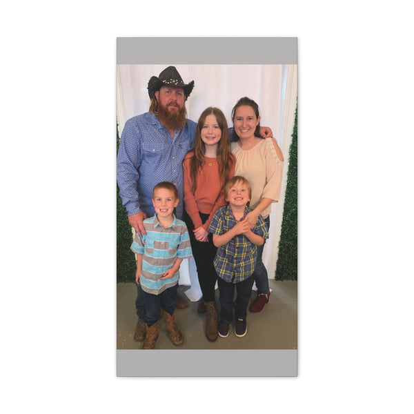 Custom Family Canvas Print, Wall Art, Home Decor, Family Portrait, Gift Idea for Holidays, Personalized Art for Family