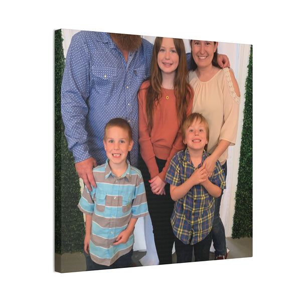 Custom Family Canvas Print, Wall Art, Home Decor, Family Portrait, Gift Idea for Holidays, Personalized Art for Family