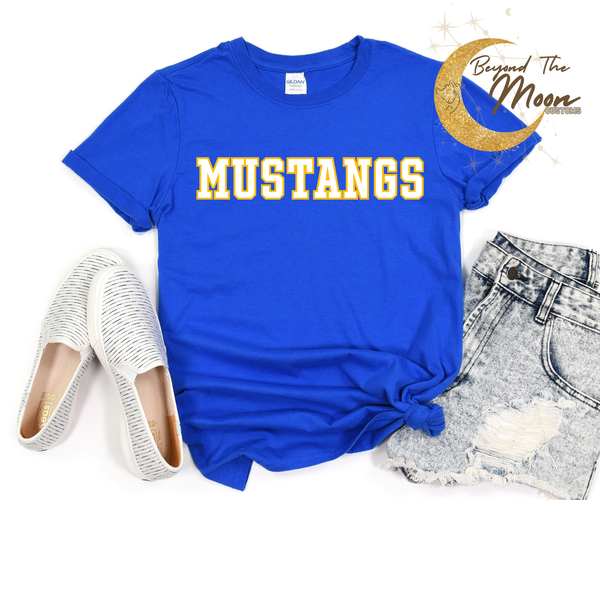 MUSTANGS TEAM WELLS 4TH GRADE GIRLS - BLUE