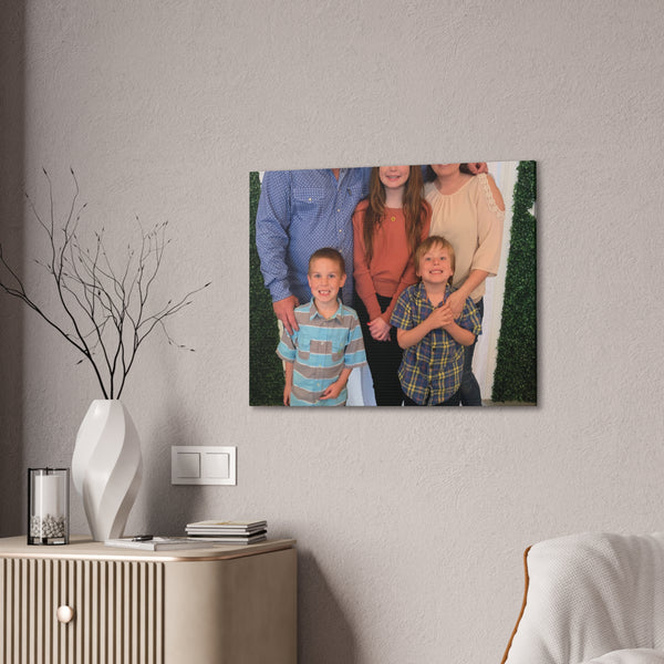 Custom Family Canvas Print, Wall Art, Home Decor, Family Portrait, Gift Idea for Holidays, Personalized Art for Family