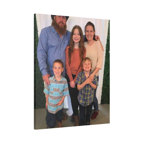Custom Family Canvas Print, Wall Art, Home Decor, Family Portrait, Gift Idea for Holidays, Personalized Art for Family