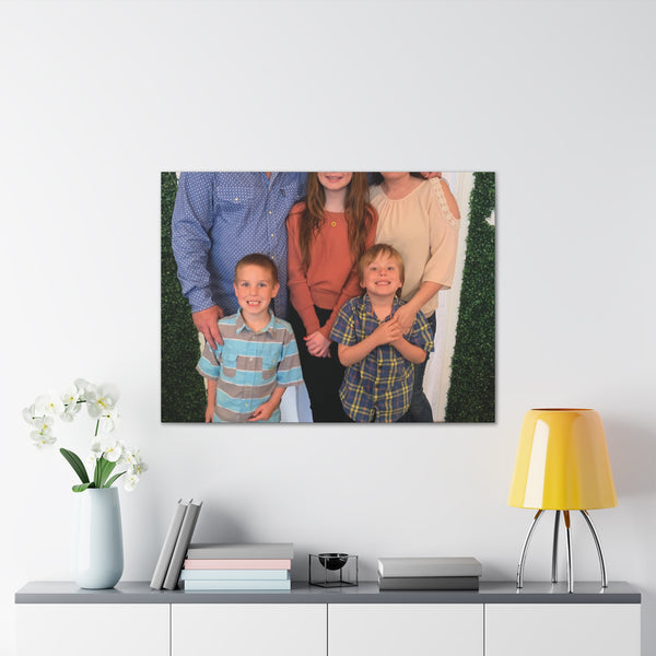 Custom Family Canvas Print, Wall Art, Home Decor, Family Portrait, Gift Idea for Holidays, Personalized Art for Family