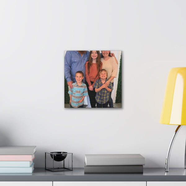 Custom Family Canvas Print, Wall Art, Home Decor, Family Portrait, Gift Idea for Holidays, Personalized Art for Family