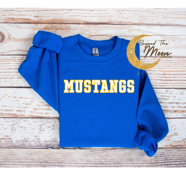 MUSTANGS TEAM WELLS 4TH GRADE GIRLS - BLUE