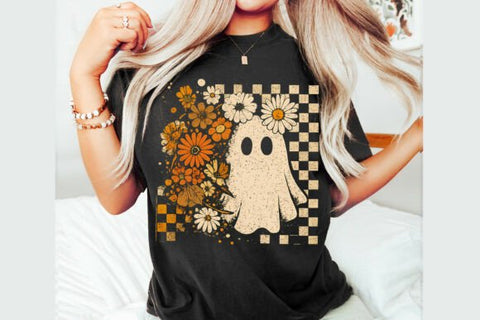 GHOST, FLOWERS, AND CHECKER