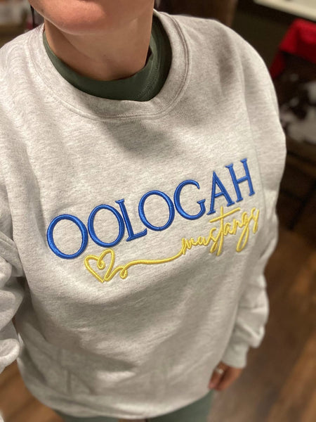 PUFF EMBROIDERED SWEATSHIRT