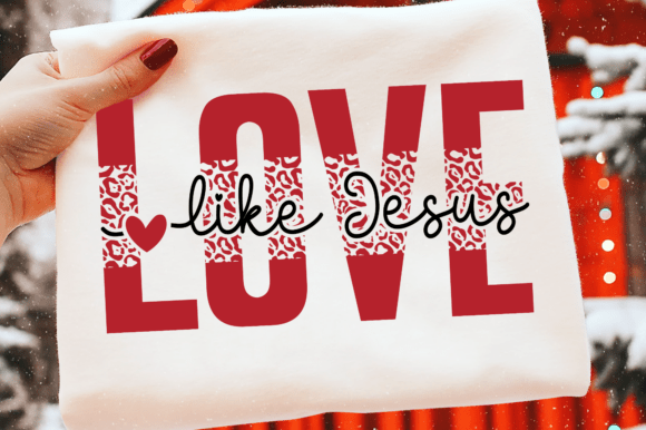 Love like Jesus - leopard cut
