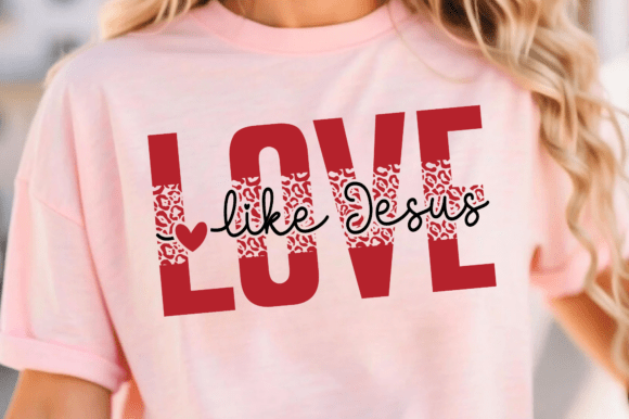 Love like Jesus - leopard cut