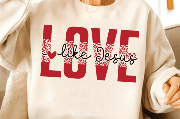 Love like Jesus - leopard cut