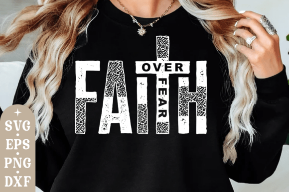Faith over fear - leopard cut