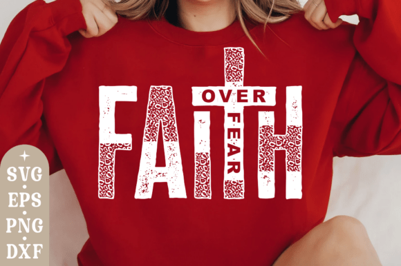 Faith over fear - leopard cut