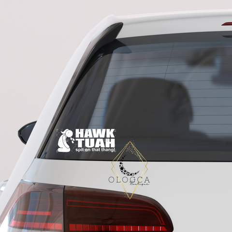 HAWK TUAH DECAL