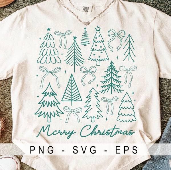 MERRY CHRISTMAS COLLAGE - GREEN PRINT