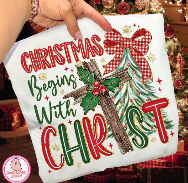 CHRISTMAS BEGINS WITH CHRIST