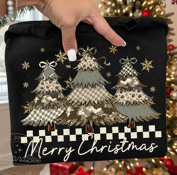 MERRY CHRISTMAS - MULTI CAMO TREES