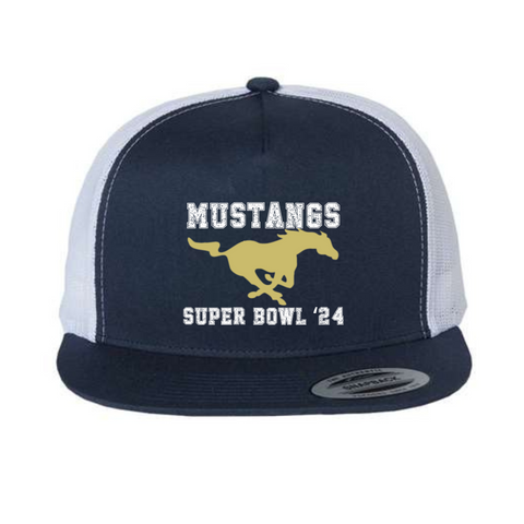 5TH GRADE MUSTANGS SUPERBOWL HAT - ORDERS CLOSE BY 6 PM 10/28!