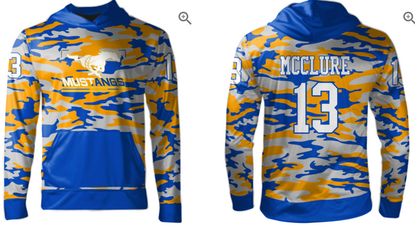 MUSTANGS TEAM MOORE 2ND GRADE BOYS - WHITE