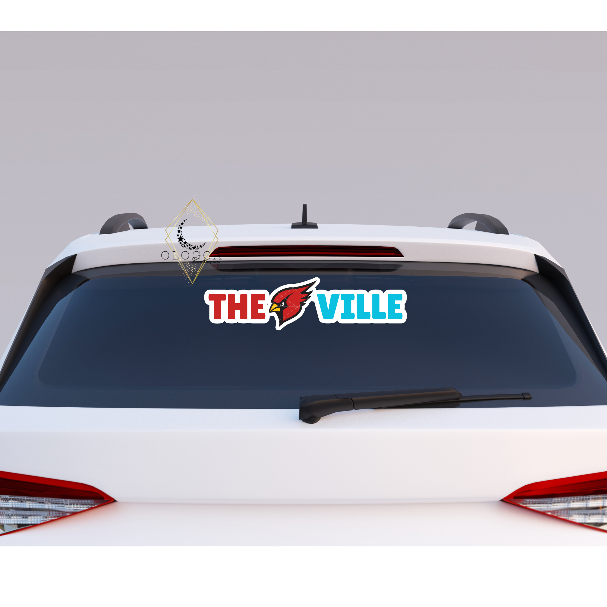 THE VILLE COLLINSVILLE CARDINALS DECAL