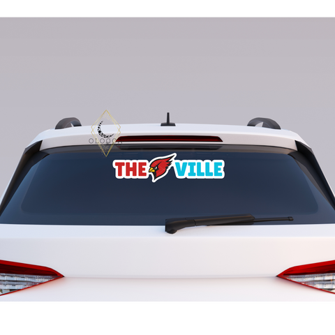 THE VILLE COLLINSVILLE CARDINALS DECAL