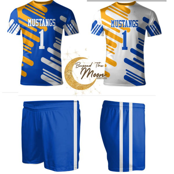 MUSTANGS TEAM WELLS 4TH GRADE GIRLS - BLUE