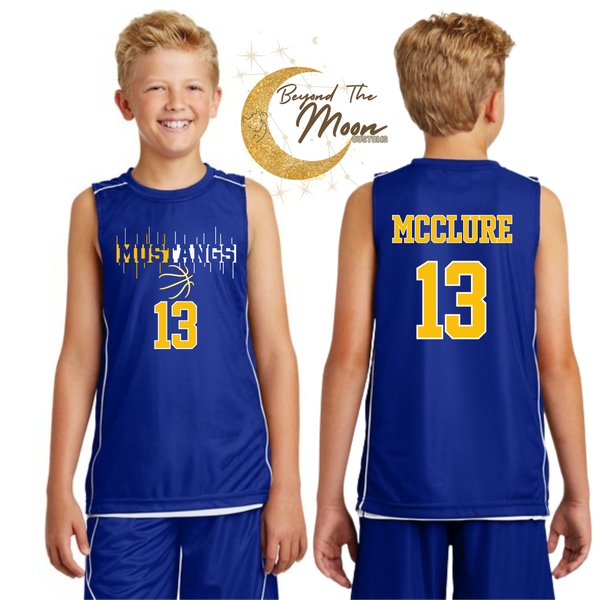 MUSTANGS TEAM WELLS 5TH GRADE BOYS - BLUE